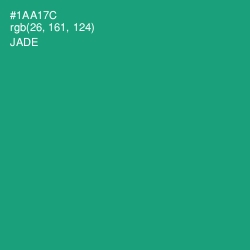 #1AA17C - Jade Color Image