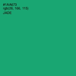 #1AA673 - Jade Color Image