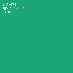 #1AA775 - Jade Color Image