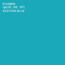 #1AA8BB - Eastern Blue Color Image