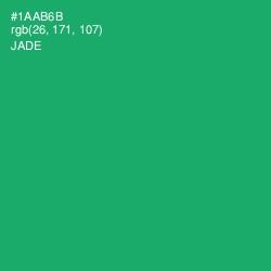 #1AAB6B - Jade Color Image