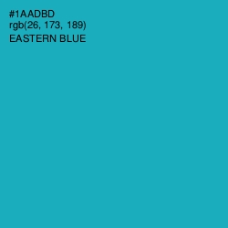 #1AADBD - Eastern Blue Color Image