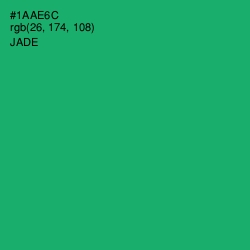 #1AAE6C - Jade Color Image