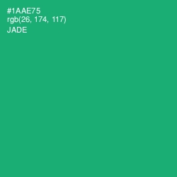#1AAE75 - Jade Color Image