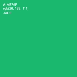 #1AB76F - Jade Color Image