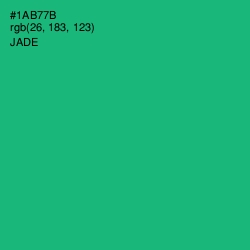 #1AB77B - Jade Color Image