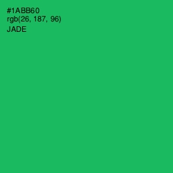 #1ABB60 - Jade Color Image