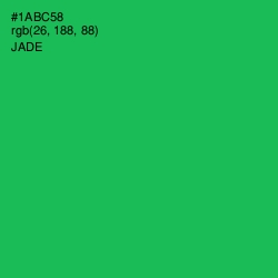 #1ABC58 - Jade Color Image