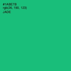 #1ABE7B - Jade Color Image