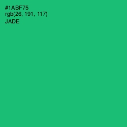 #1ABF75 - Jade Color Image