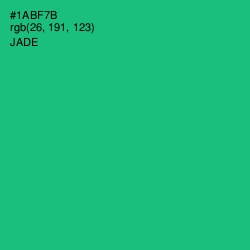 #1ABF7B - Jade Color Image