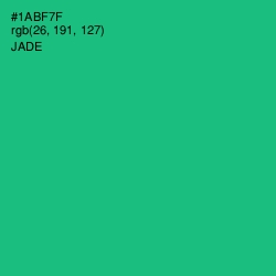 #1ABF7F - Jade Color Image