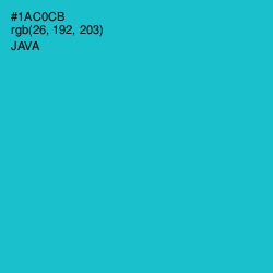 #1AC0CB - Java Color Image