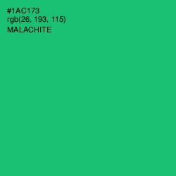 #1AC173 - Malachite Color Image