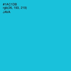 #1AC1DB - Java Color Image