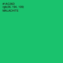 #1AC26D - Malachite Color Image
