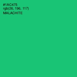 #1AC475 - Malachite Color Image