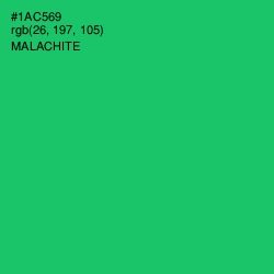 #1AC569 - Malachite Color Image