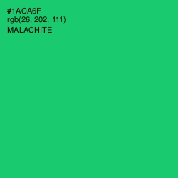 #1ACA6F - Malachite Color Image