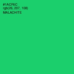 #1ACF6C - Malachite Color Image