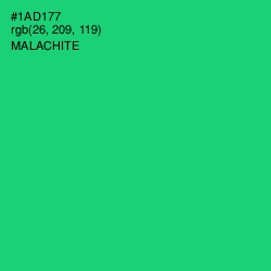 #1AD177 - Malachite Color Image