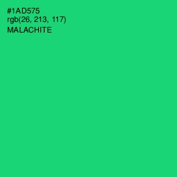 #1AD575 - Malachite Color Image