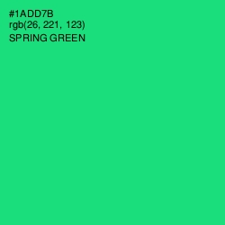 #1ADD7B - Spring Green Color Image
