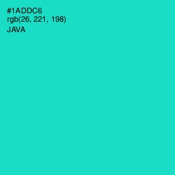 #1ADDC6 - Java Color Image