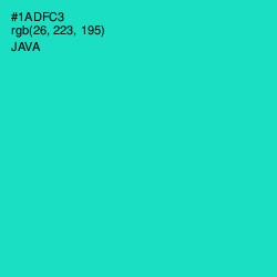 #1ADFC3 - Java Color Image