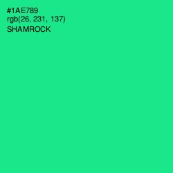 #1AE789 - Shamrock Color Image
