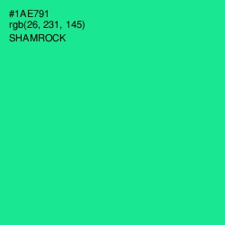 #1AE791 - Shamrock Color Image