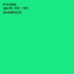 #1AE884 - Shamrock Color Image