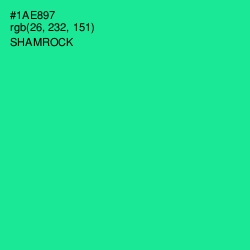 #1AE897 - Shamrock Color Image