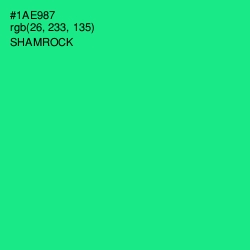 #1AE987 - Shamrock Color Image