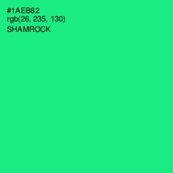 #1AEB82 - Shamrock Color Image