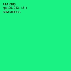 #1AF383 - Shamrock Color Image