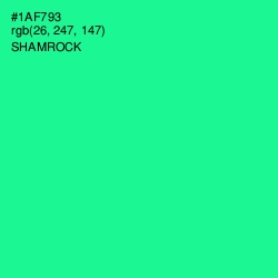 #1AF793 - Shamrock Color Image