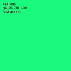 #1AF980 - Shamrock Color Image