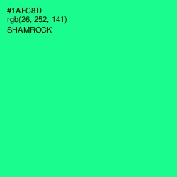 #1AFC8D - Shamrock Color Image