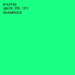 #1AFF83 - Shamrock Color Image