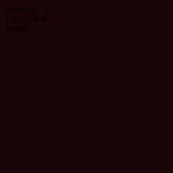 #1B0405 - Nero Color Image