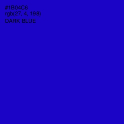 #1B04C6 - Dark Blue Color Image