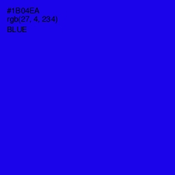 #1B04EA - Blue Color Image