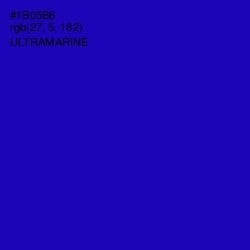 #1B05B6 - Ultramarine Color Image