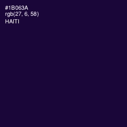 #1B063A - Haiti Color Image