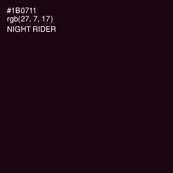 #1B0711 - Night Rider Color Image