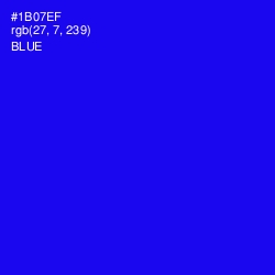 #1B07EF - Blue Color Image