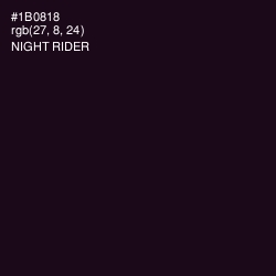 #1B0818 - Night Rider Color Image
