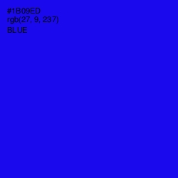 #1B09ED - Blue Color Image