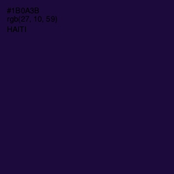 #1B0A3B - Haiti Color Image